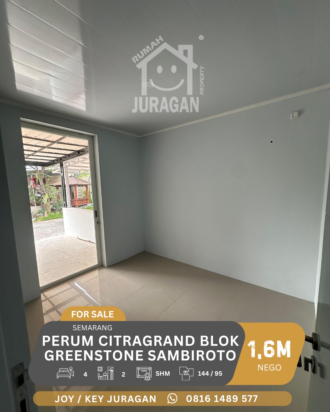 DIJUAL PERUM CITRAGRAND BLOK GREENSTONE SAMBIROTO SEMARANG