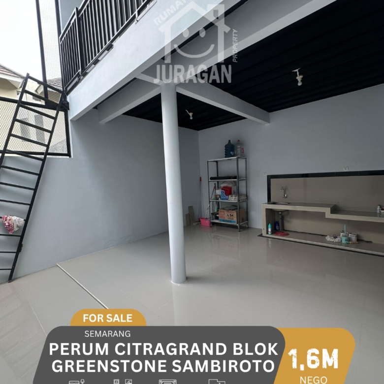 DIJUAL PERUM CITRAGRAND BLOK GREENSTONE SAMBIROTO SEMARANG