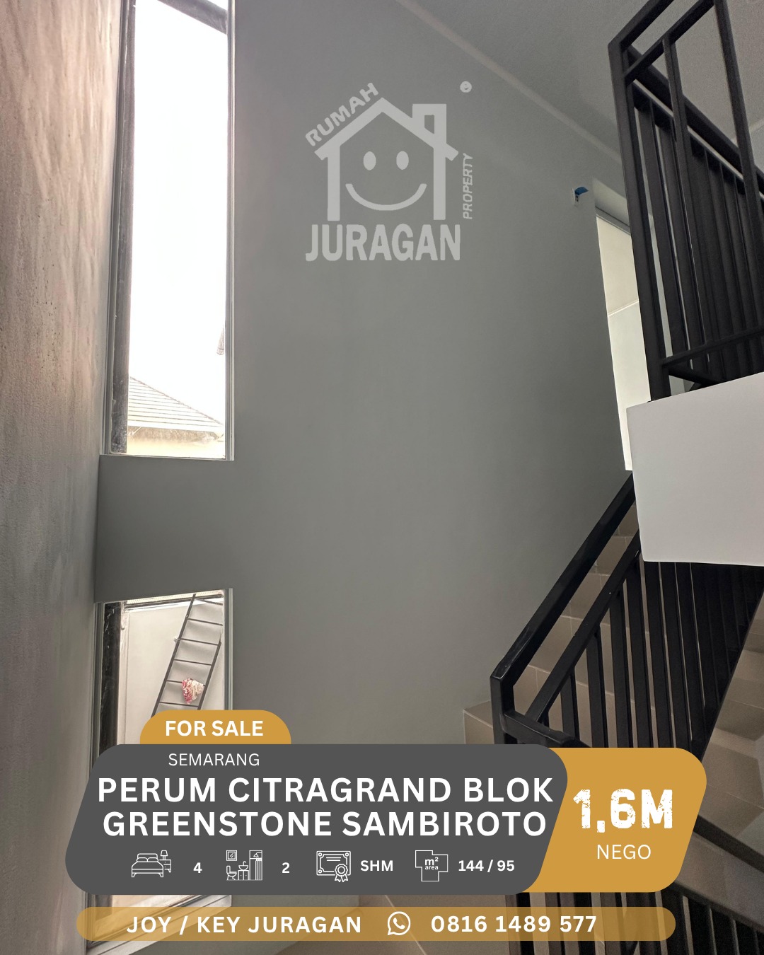 DIJUAL PERUM CITRAGRAND BLOK GREENSTONE SAMBIROTO SEMARANG