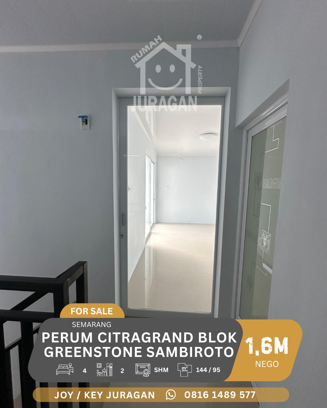 DIJUAL PERUM CITRAGRAND BLOK GREENSTONE SAMBIROTO SEMARANG