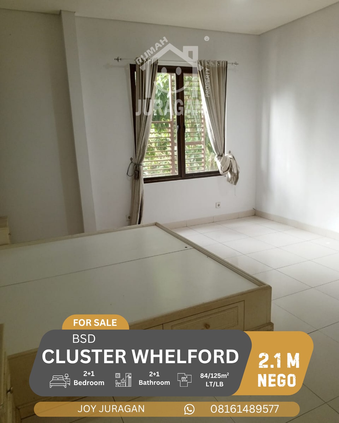 Rumah Dijual Whelford BSD City