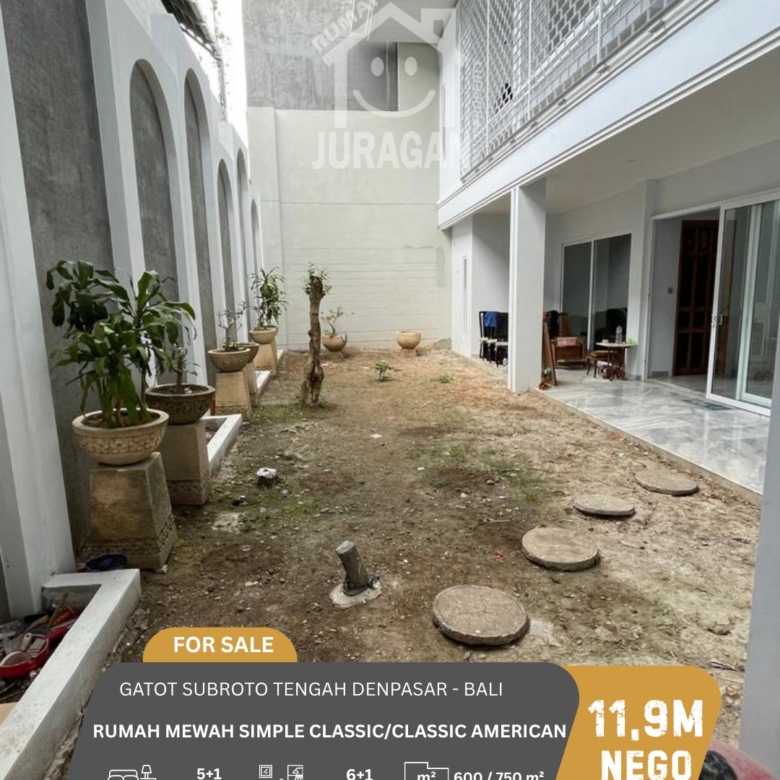 DIJUAL RUMAH MEWAH CLASSIC AMERICAN DENPASAR BALI