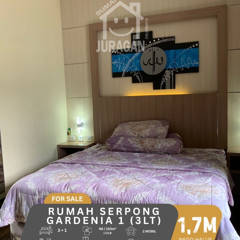DIJUAL RUMAH SERPONG GARDEN 1 GREEN STUDENTIA