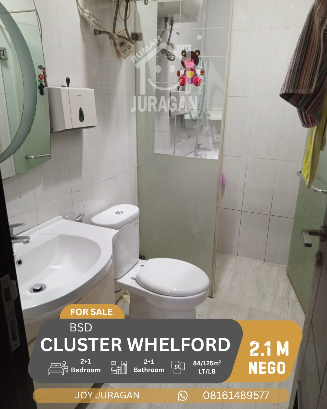 Rumah Dijual Whelford BSD City