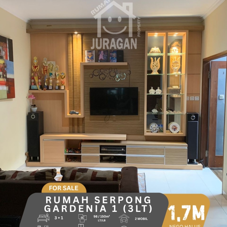 DIJUAL RUMAH SERPONG GARDEN 1 GREEN STUDENTIA