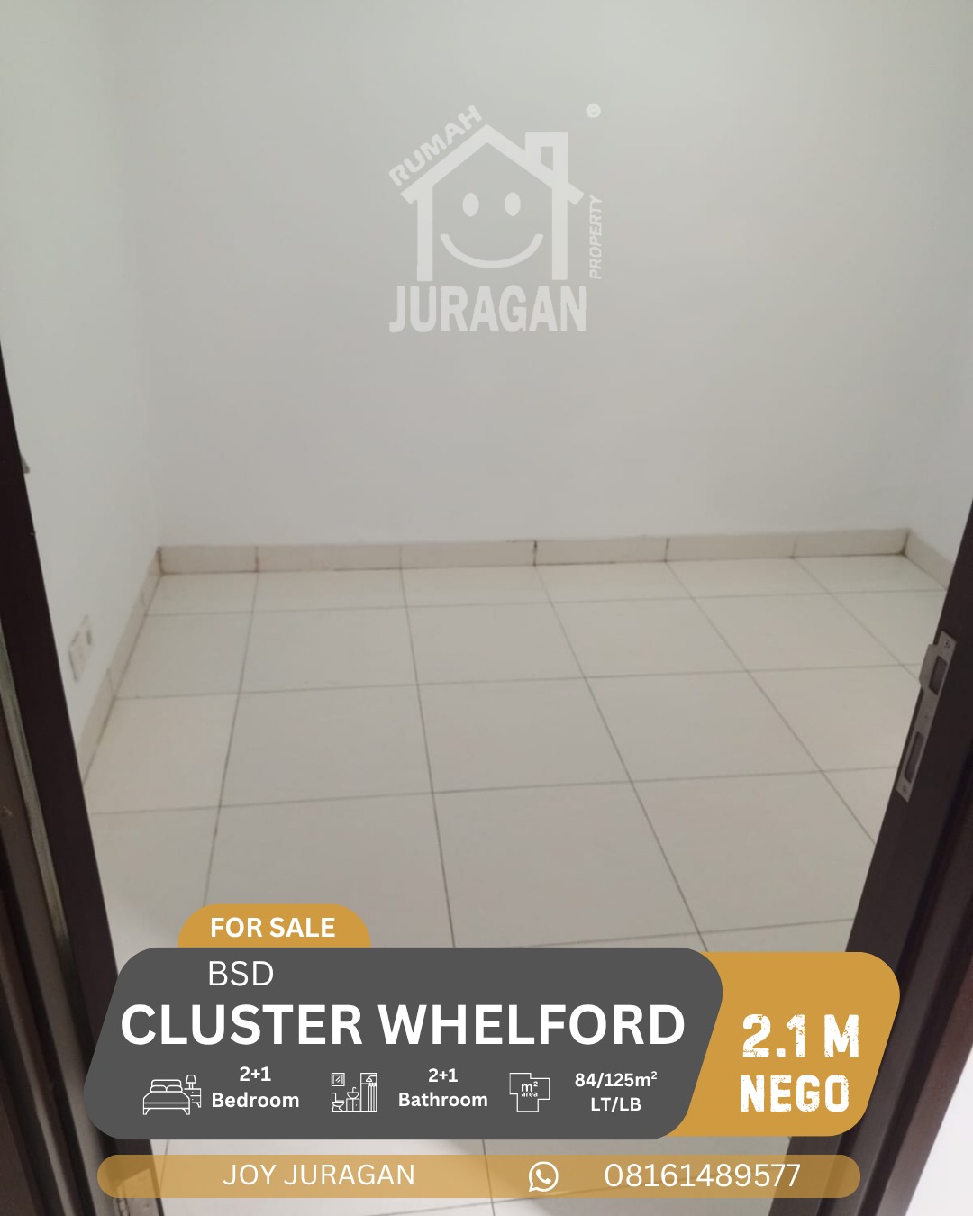 Rumah Dijual Whelford BSD City