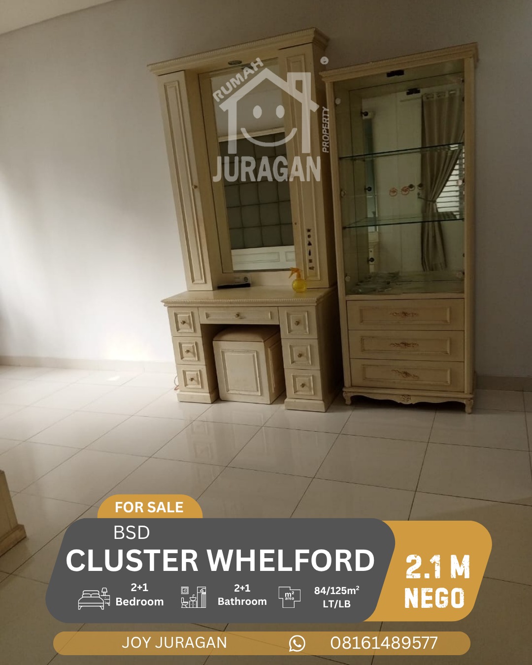 Rumah Dijual Whelford BSD City