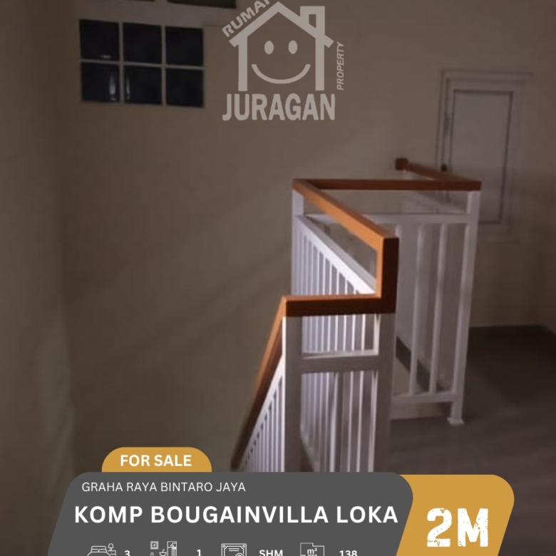DIJUAL RUMAH GRAHA RAYA BINTARO BOUGENVILE