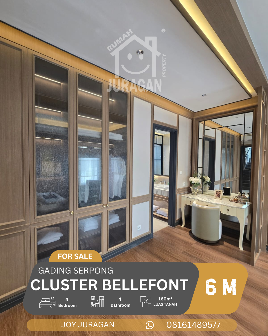 Dijual Rumah Bellefont Gading Serpong