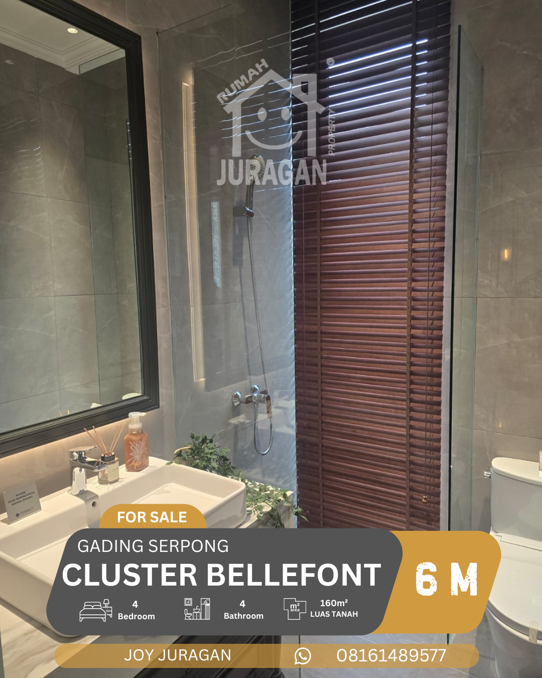 Dijual Rumah Bellefont Gading Serpong