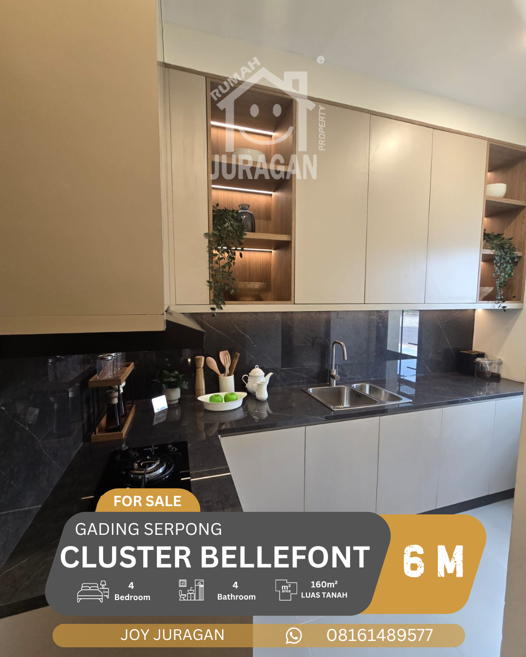 Dijual Rumah Bellefont Gading Serpong
