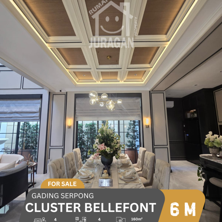 Dijual Rumah Bellefont Gading Serpong
