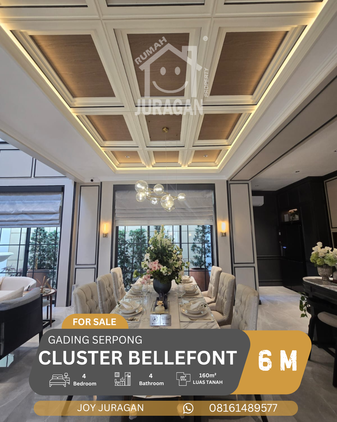 Dijual Rumah Bellefont Gading Serpong