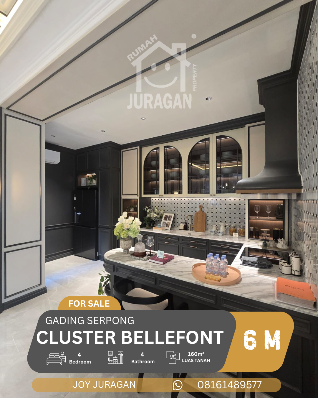 Dijual Rumah Bellefont Gading Serpong