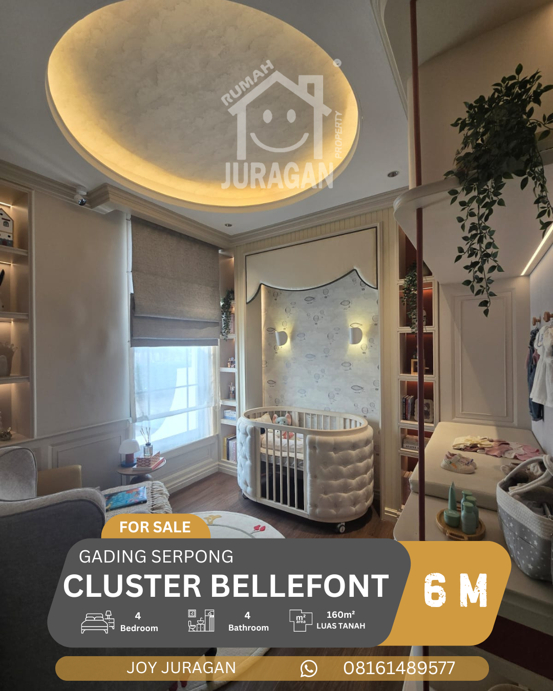 Dijual Rumah Bellefont Gading Serpong