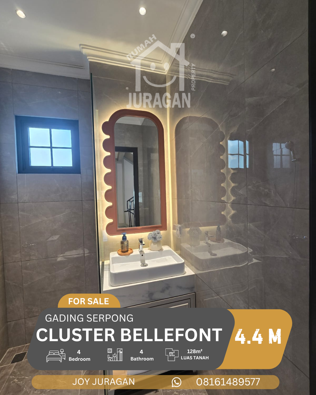 Dijual Rumah Bellefont Gading Serpong