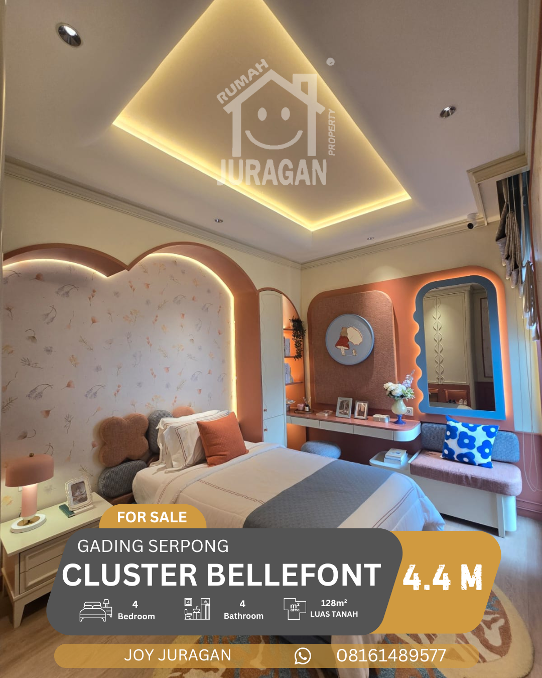 Dijual Rumah Bellefont Gading Serpong