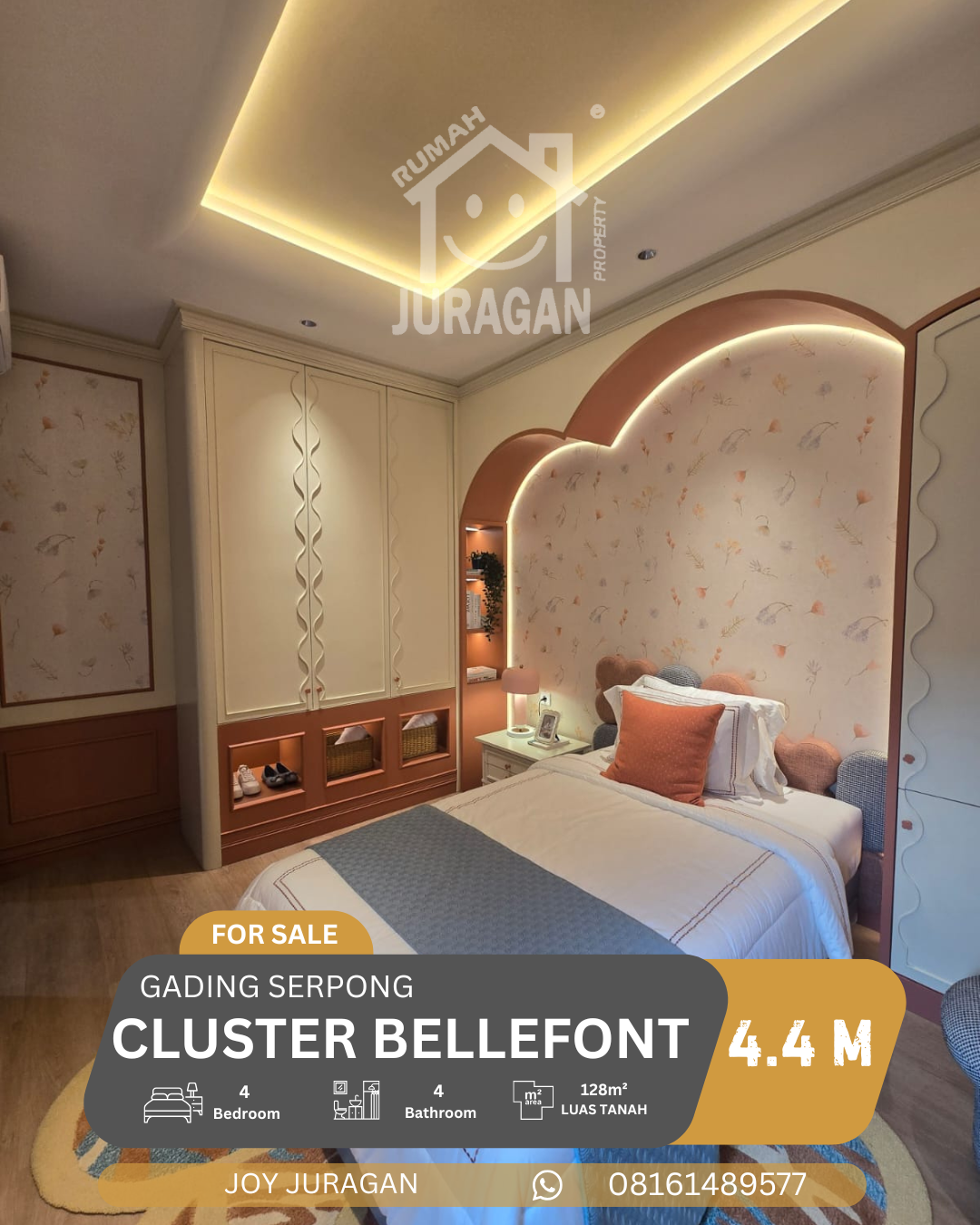 Dijual Rumah Bellefont Gading Serpong