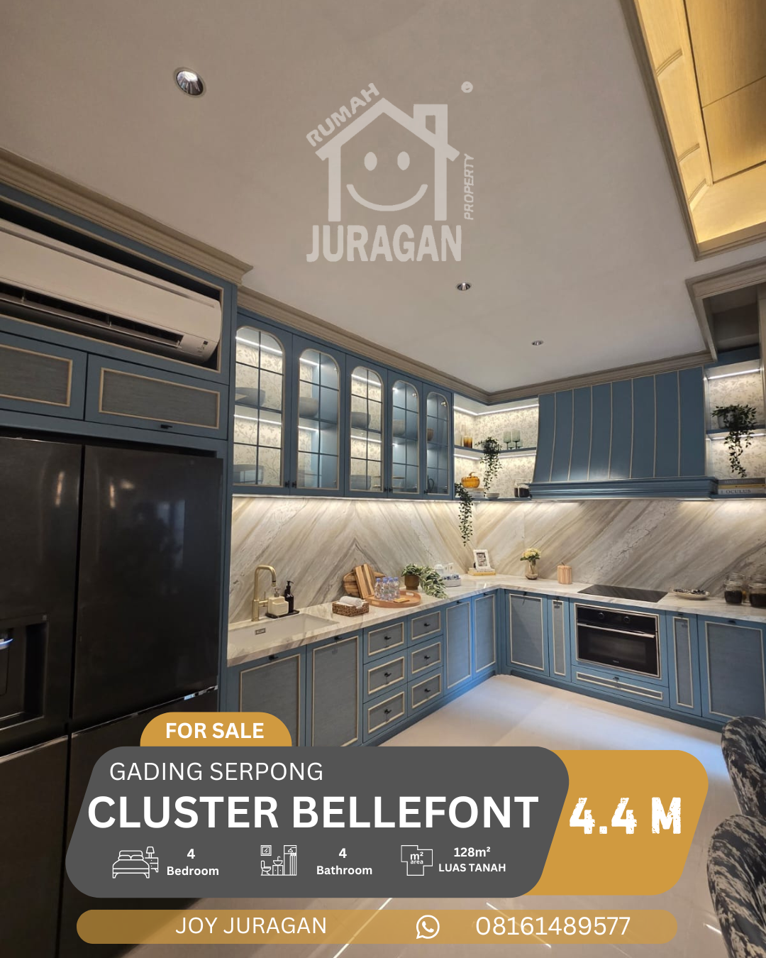 Dijual Rumah Bellefont Gading Serpong