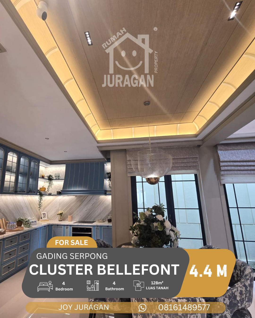 Dijual Rumah Bellefont Gading Serpong