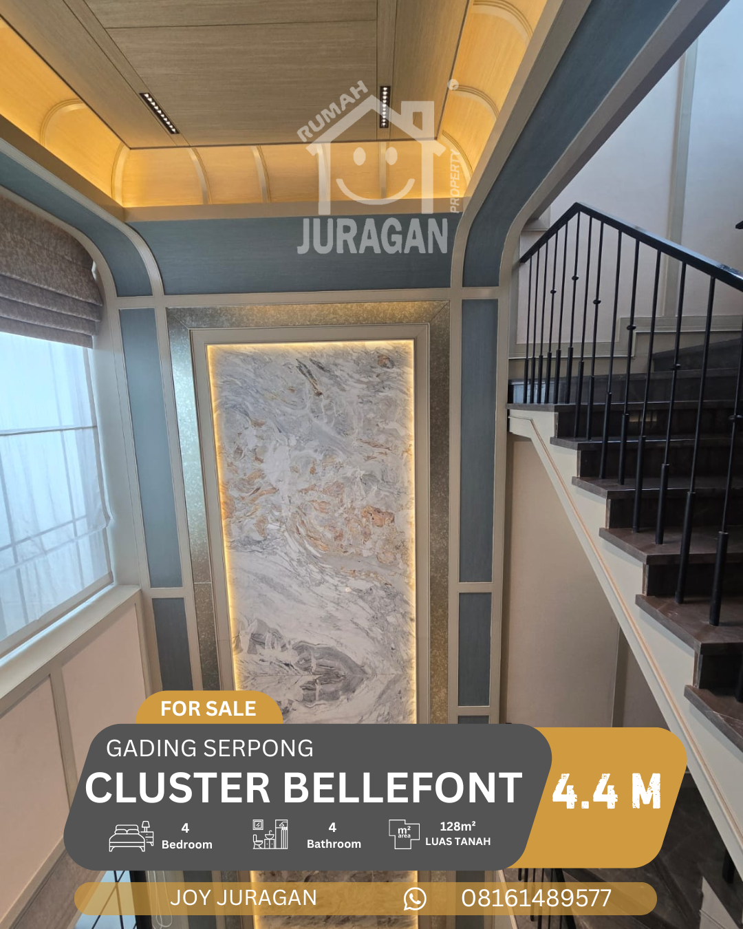 Dijual Rumah Bellefont Gading Serpong