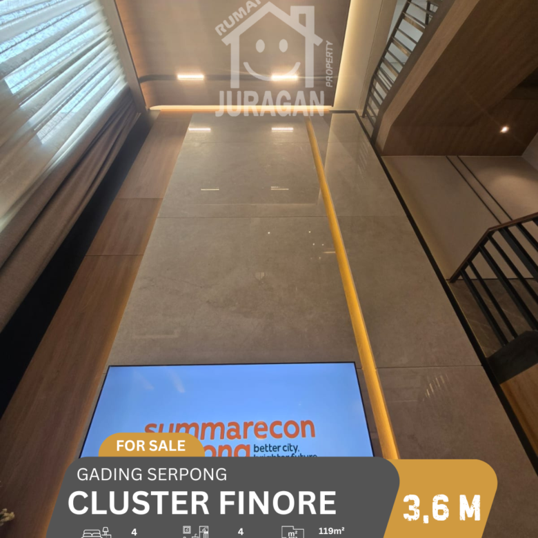 Dijual Rumah Finore Gading Serpong