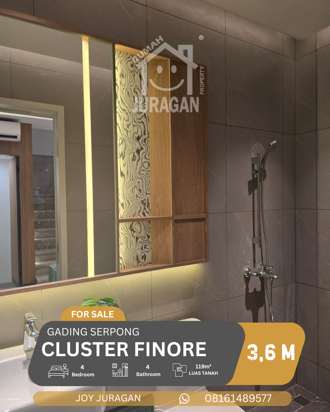 Dijual Rumah Finore Gading Serpong