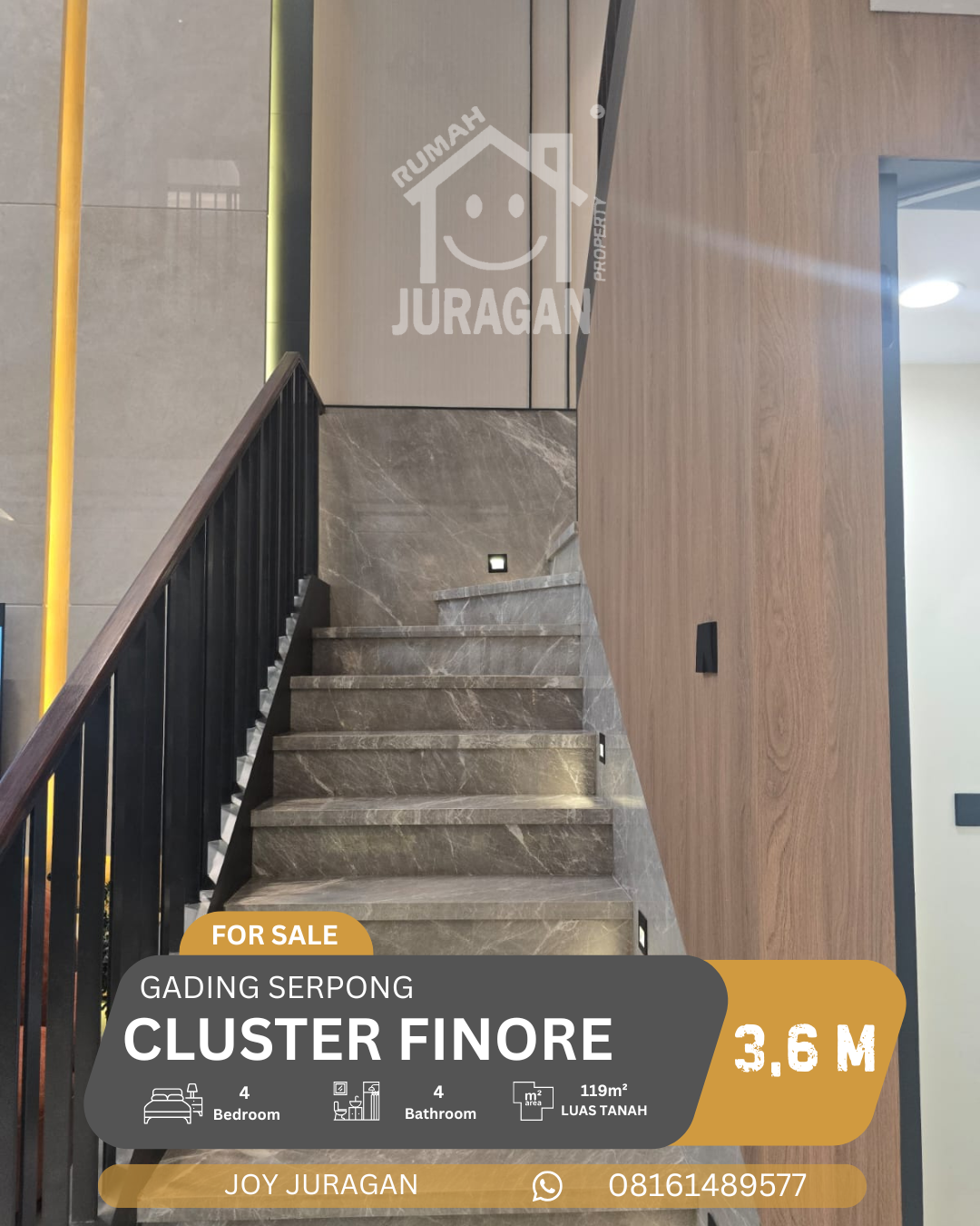 Dijual Rumah Finore Gading Serpong