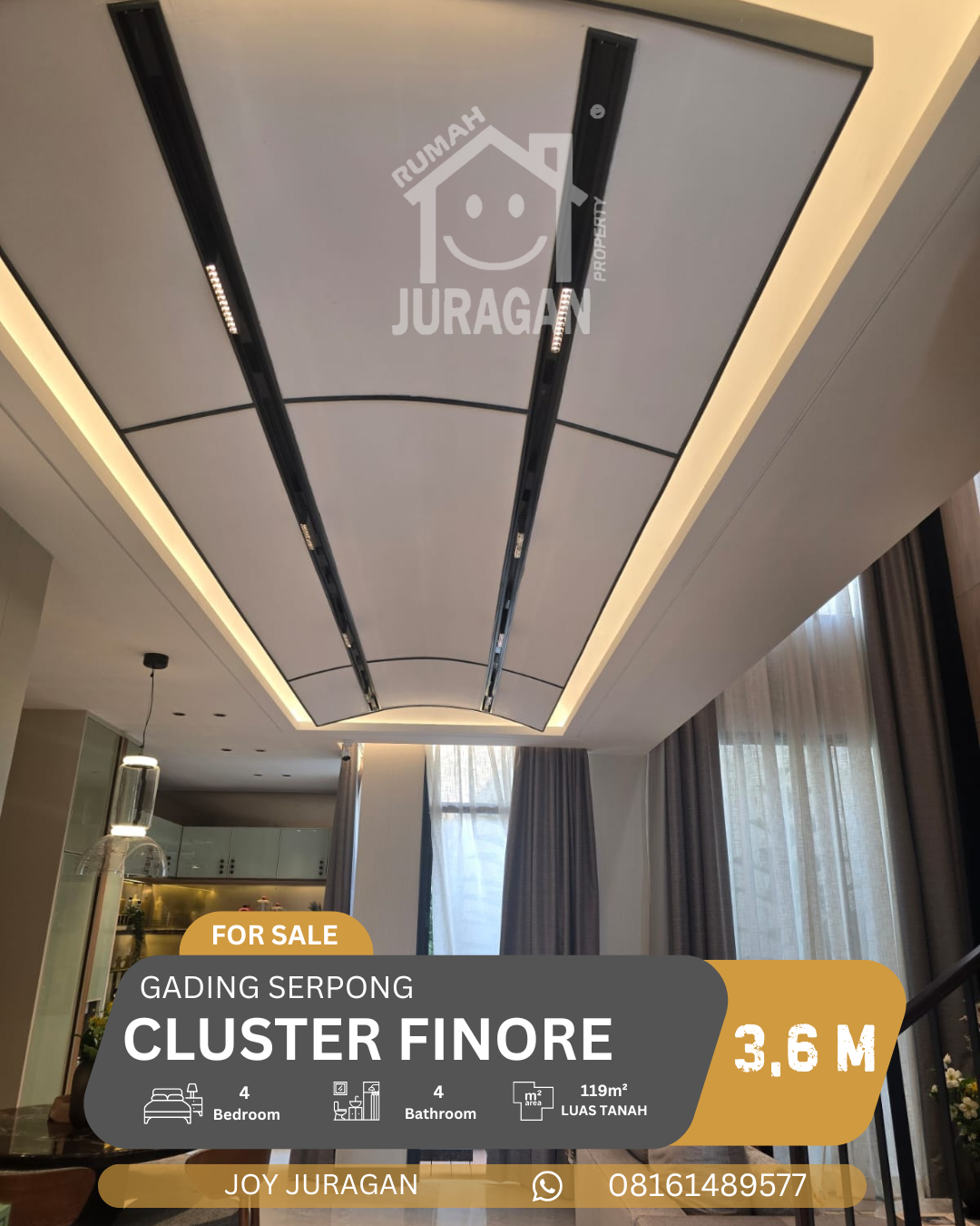 Dijual Rumah Finore Gading Serpong