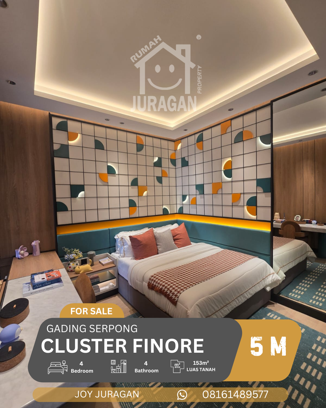 Dijual Rumah Finore Gading Serpong