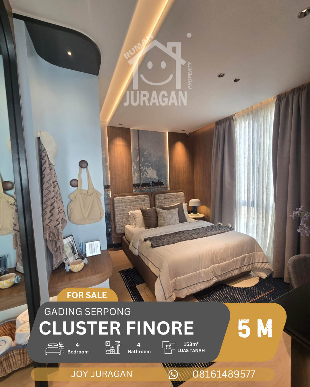 Dijual Rumah Finore Gading Serpong