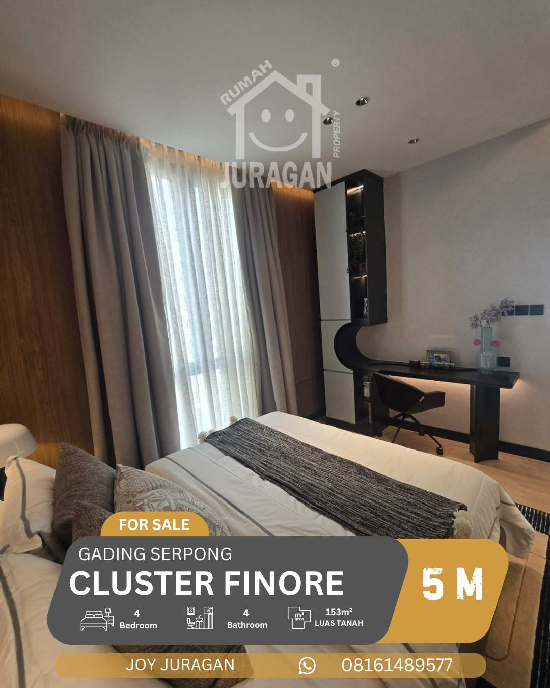 Dijual Rumah Finore Gading Serpong
