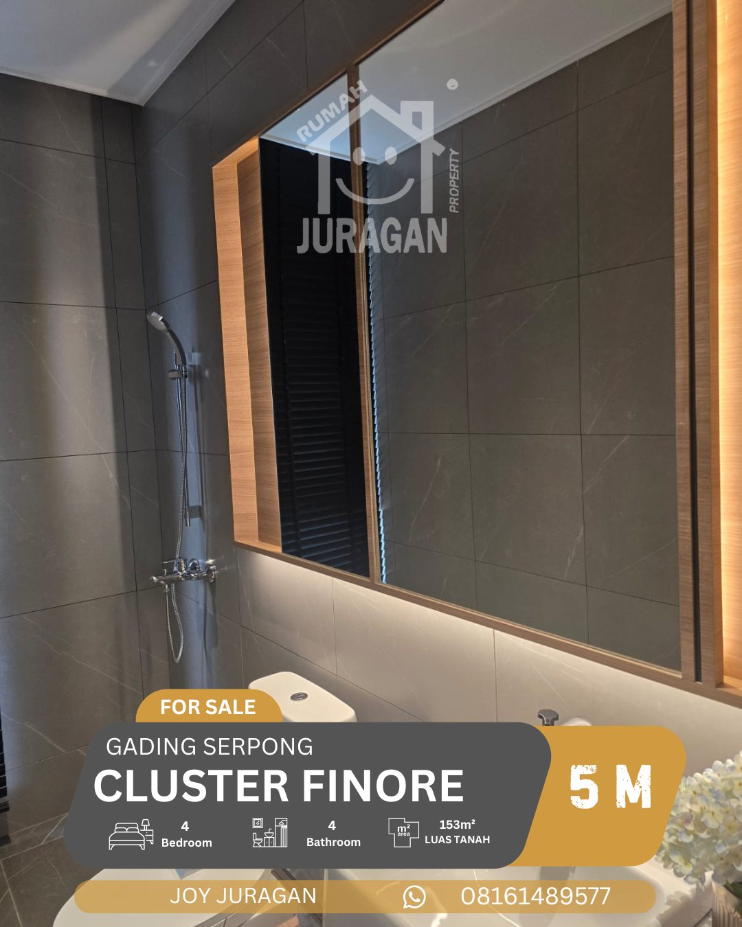 Dijual Rumah Finore Gading Serpong