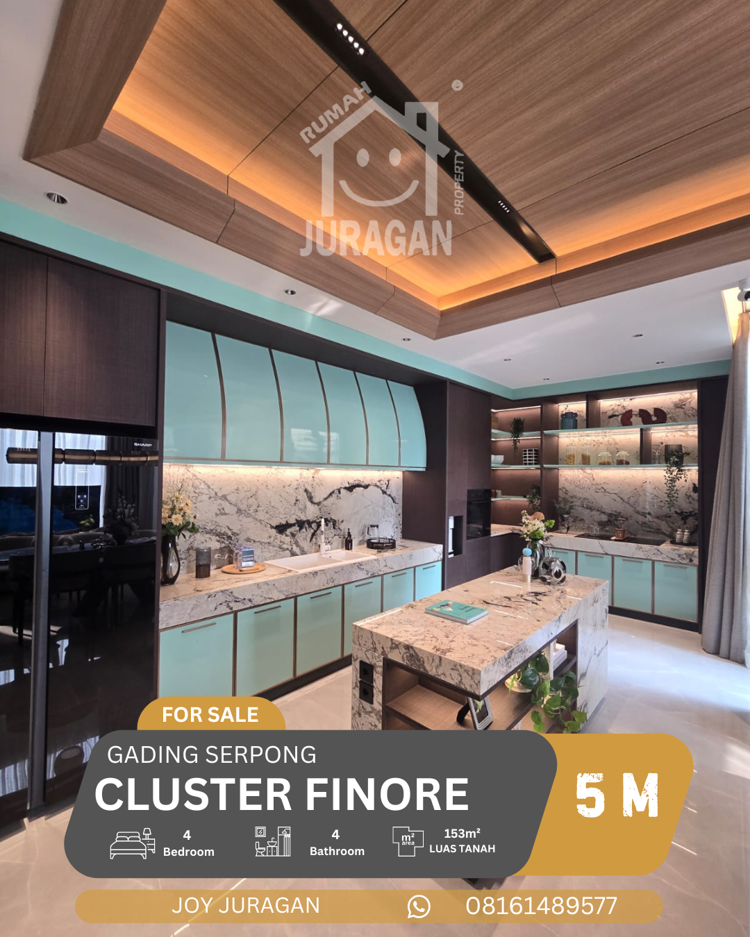Dijual Rumah Finore Gading Serpong