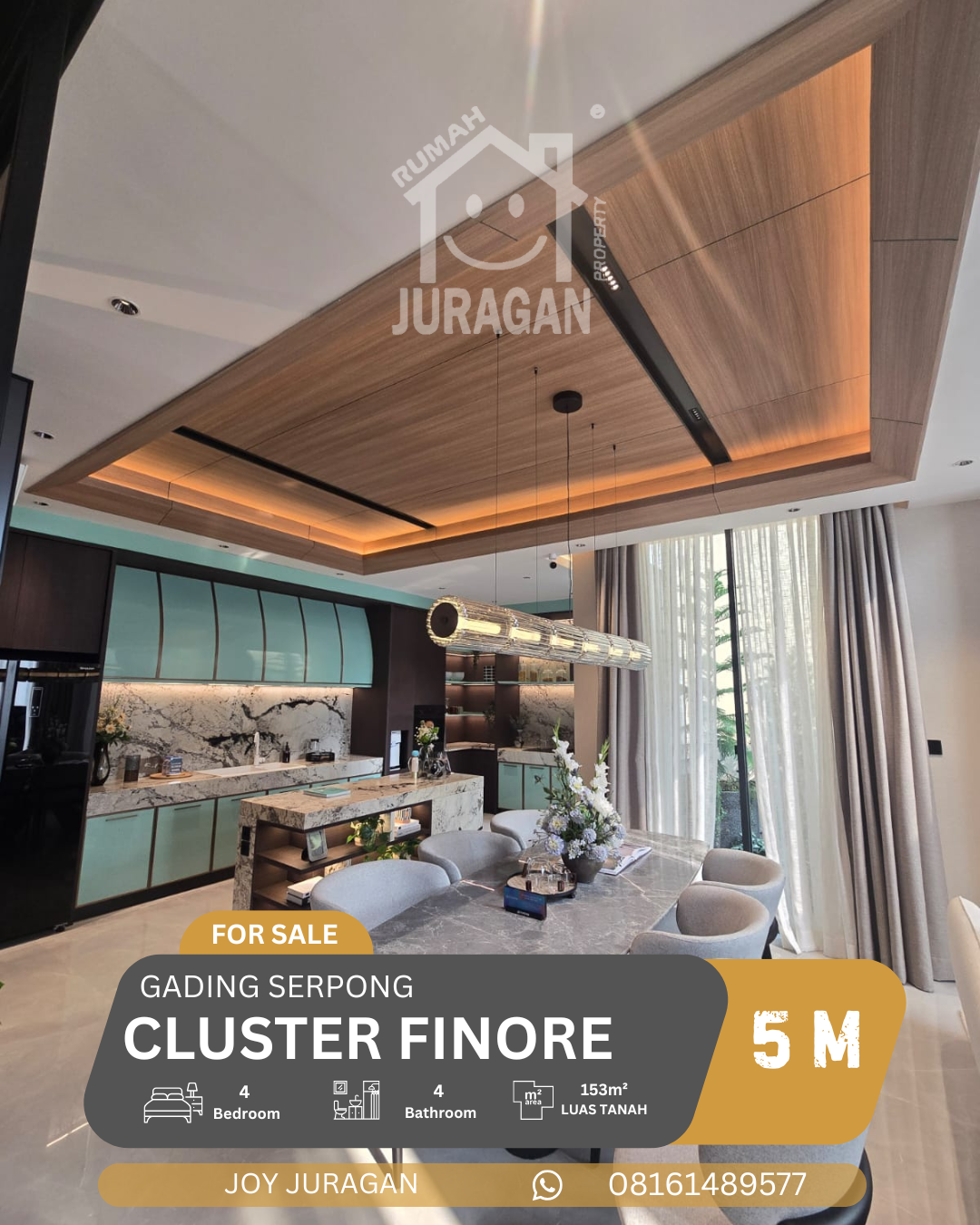 Dijual Rumah Finore Gading Serpong