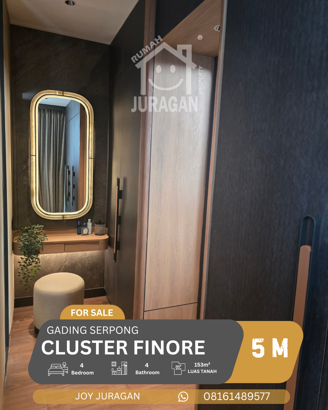 Dijual Rumah Finore Gading Serpong