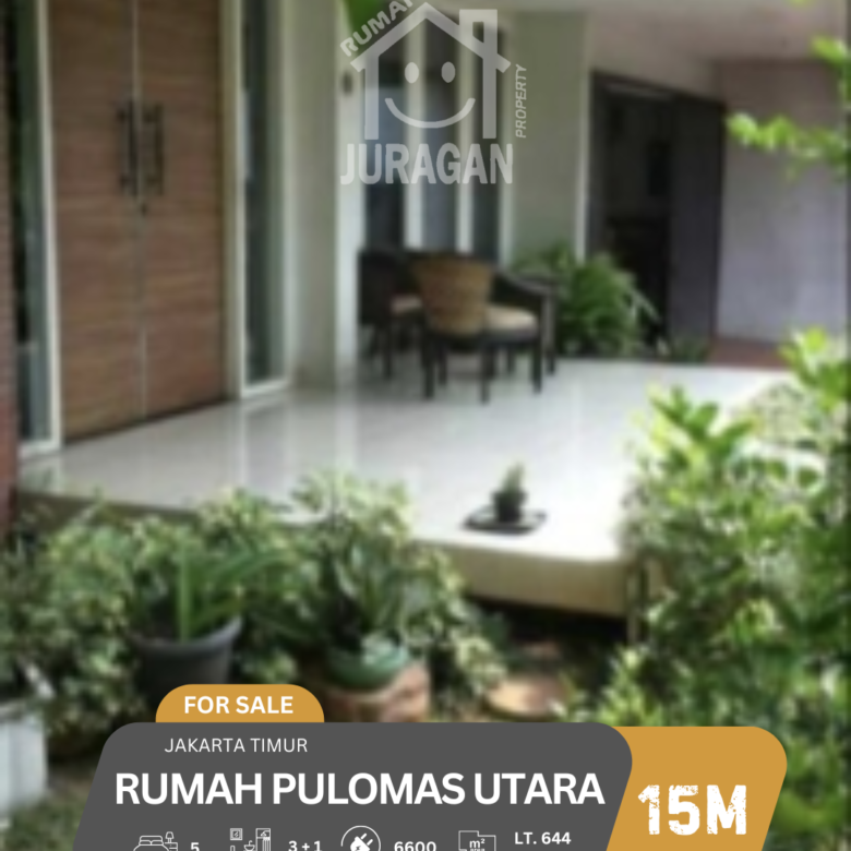 DIJUAL RUMAH PULOMAS UTARA JAKARTA TIMUR