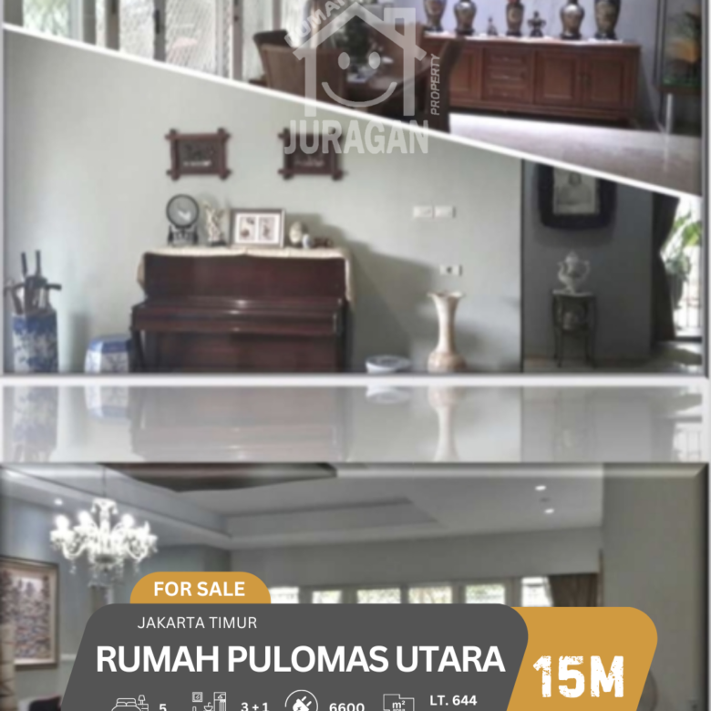 DIJUAL RUMAH PULOMAS UTARA JAKARTA TIMUR