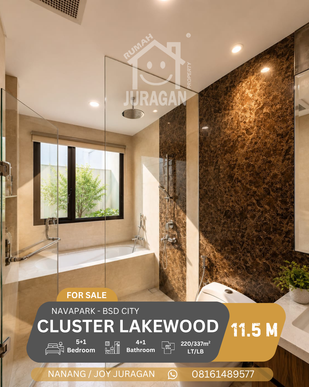 Rumah Dijual Lakewood BSD City