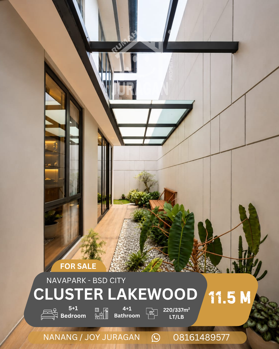 Rumah Dijual Lakewood BSD City