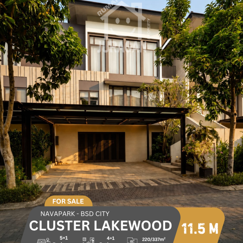 Rumah Dijual Lakewood BSD City