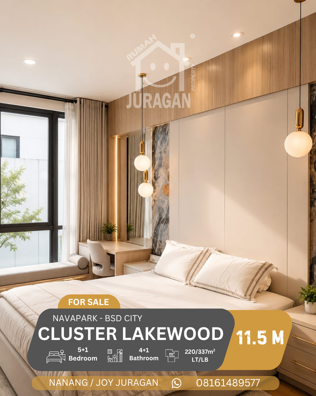 Rumah Dijual Lakewood BSD City