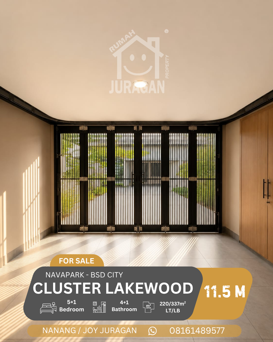 Rumah Dijual Lakewood BSD City