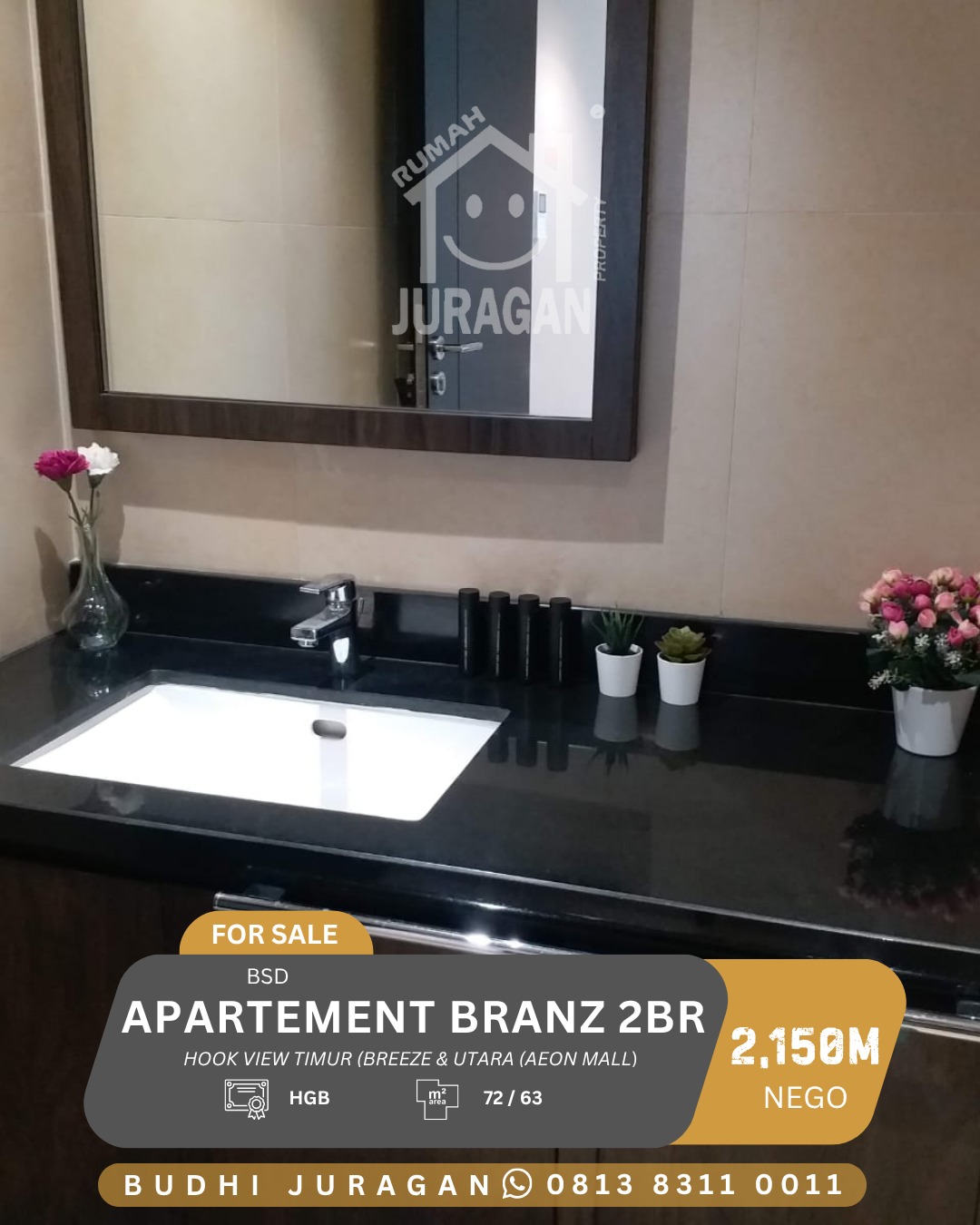DIJUAL APARTEMEN BRANZ BSD CITY