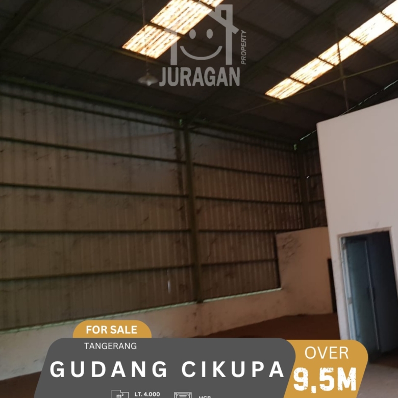 DIJUAL GUDANG CIKUPA TANGERANG