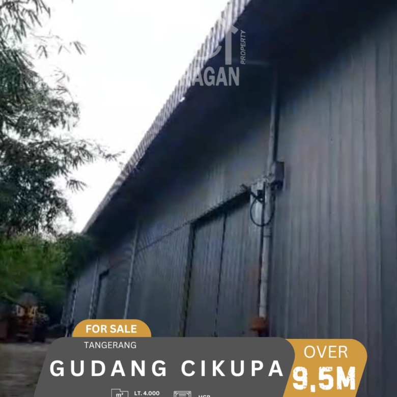 DIJUAL GUDANG CIKUPA TANGERANG