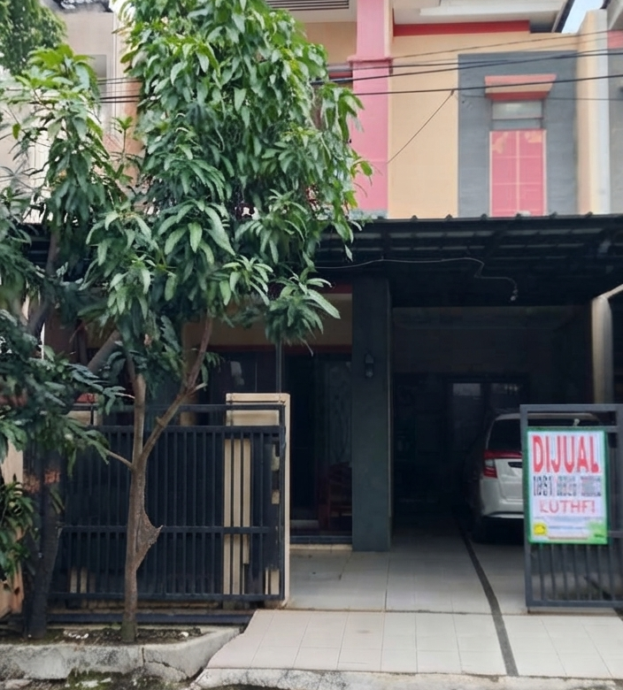 Rumah 2 lantai cantik siap huni di Galaxy Residence Bekasi