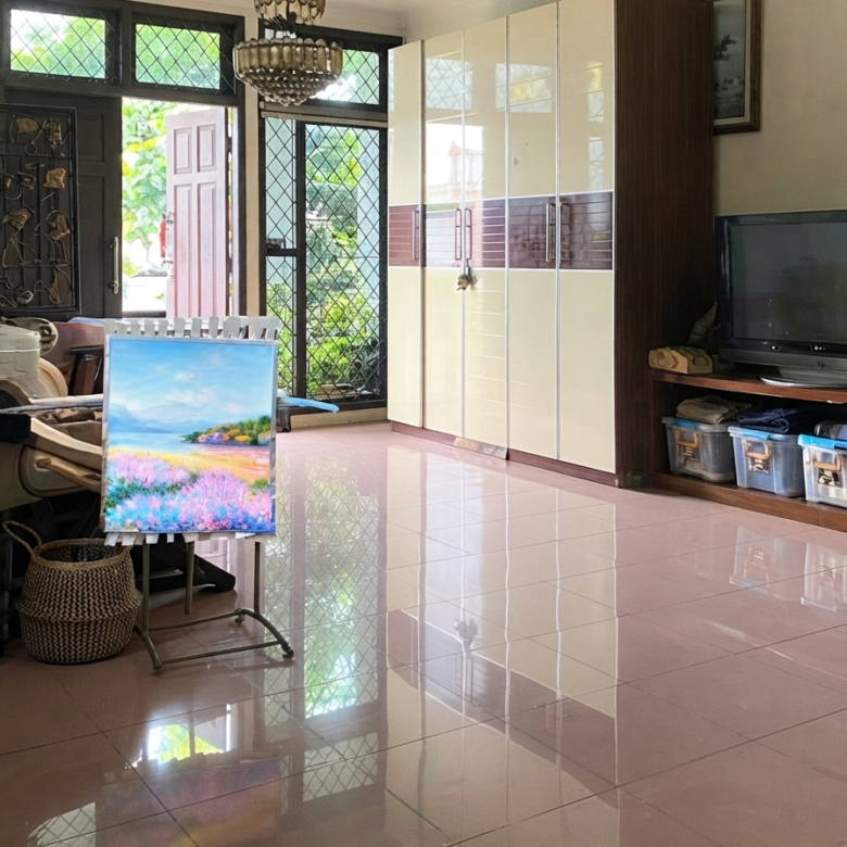 Dijual cepat rumah huk di jalan utama Grand Galaxy City buat komersil