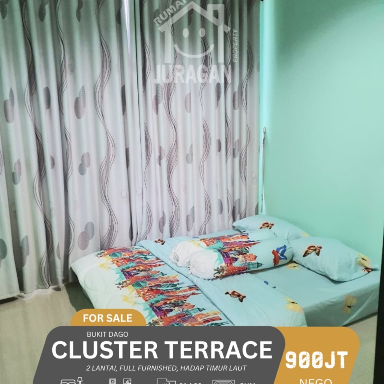 DIJUAL CLUSTER TERRACE 2 LANTAI BUKIT DAGO