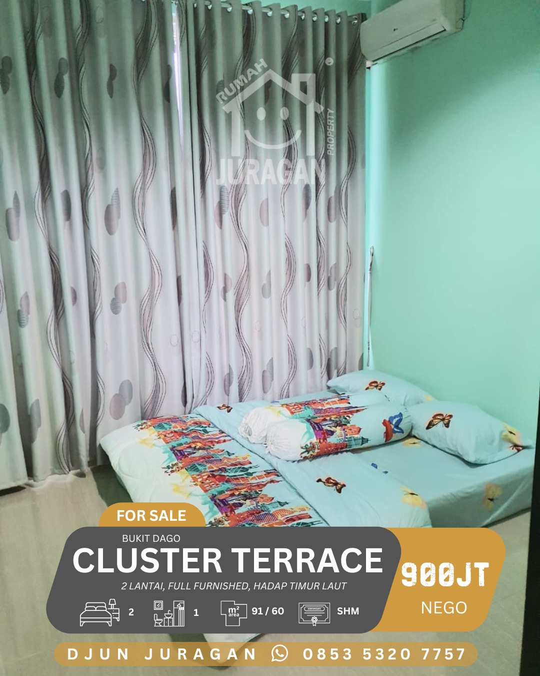 DIJUAL CLUSTER TERRACE 2 LANTAI BUKIT DAGO